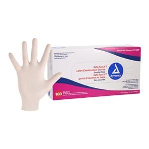 SafeTouch Latex Exam Gloves Medium Bisque Non-Sterile