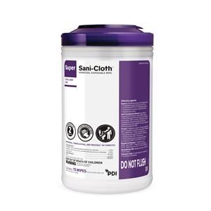 Super Sani-Cloth Germicidal Wipes X-Large 75/Cn