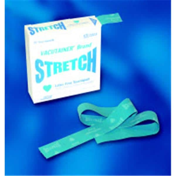 Vacutainer Stretch Compressing Device Tourniquet 18x1" Blue LF Dsp NS 25/Bx