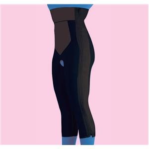 Compression Girdle Below Knee/High Waist Small Black