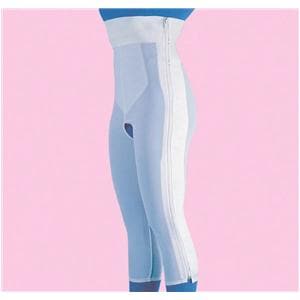 Compression Girdle Above Knee/High Waist 2XL 51-55" White