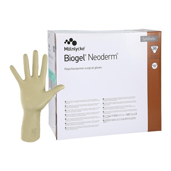 Biogel Neoderm Polychloroprene Surgical Gloves 7.5 Khaki