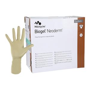 Biogel Neoderm Polychloroprene Surgical Gloves 8.5 Khaki