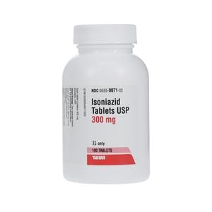 Isoniazid Tablets 300mg Bottle 100/Bt