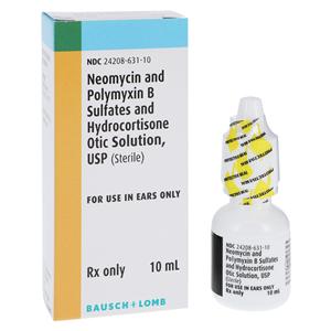 Neomycin/PolymyxnB/HC Otic Solution 3.5mg/10mu/1%/ per mL Bottle 10mL/Bt