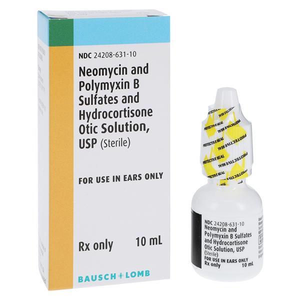 Neomycin/PolymyxnB/HC Otic Solution 3.5mg/10mu/1%/ per mL Bottle 10mL/Bt