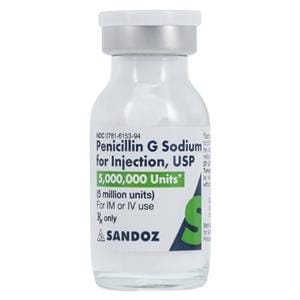 Penicillin G Sodium Injection 5MU/vl Powder SDV 10/Package