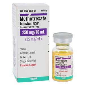 Methotrexate Sodium 25mg/mL Preservative Free 10mL/Vl