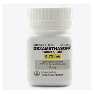 Dexamethasone Tablets 0.75mg Bottle 100/Bt