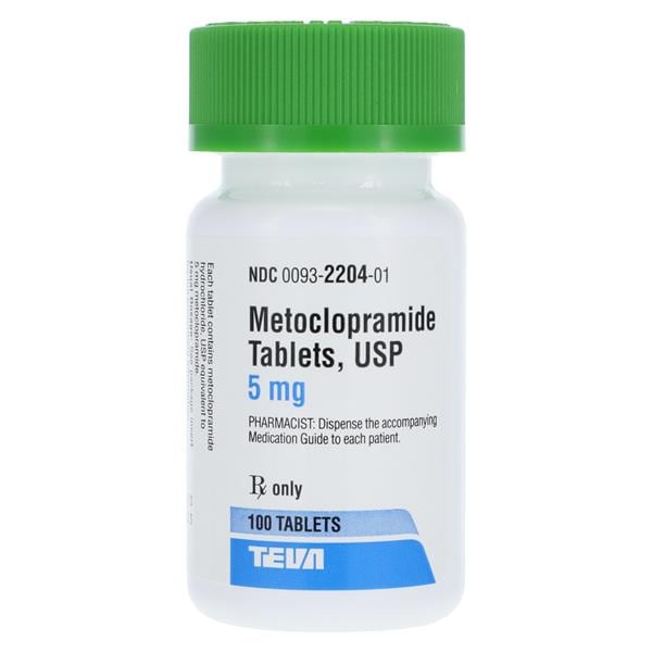 Metoclopramide HCl Tablets 5mg Bottle 100/Bt