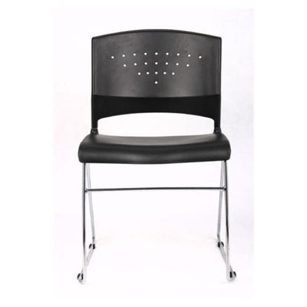 Chair Guest 21x22-1/2x33" Polypropylene Black 4/Bx