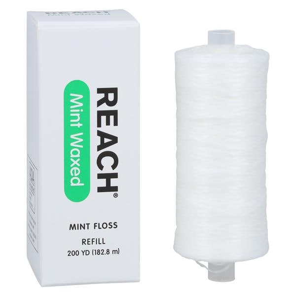 REACH Floss Waxed 200 Yards Mint Ea, 24 EA/CA