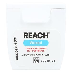 REACH Floss Waxed 5 Yards Patient Trial Size 144/Bx