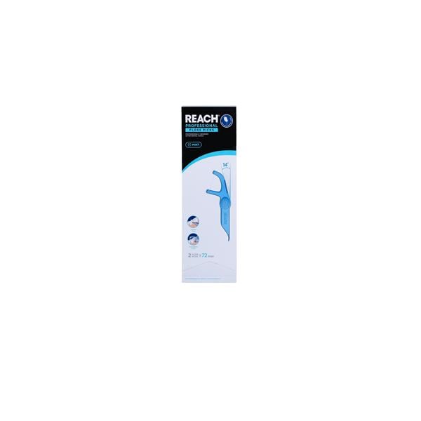 REACH Floss Picks Blue 2-Count 72/Pk