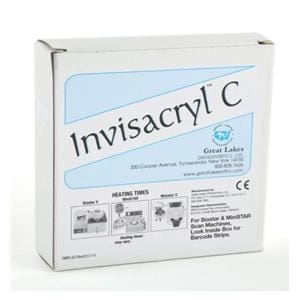 Invisacryl Mouthguard Material Clear .040" 100/Bx