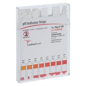 S/P pH Indicator Strip 3.6-6.1 Short Range 1/Pk