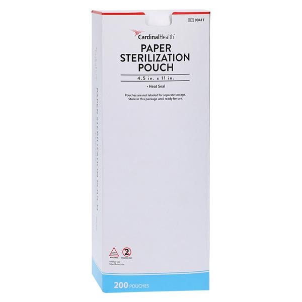 Sterilization Pouch Heat Seal 4.5 in x 11 in 200/Pk