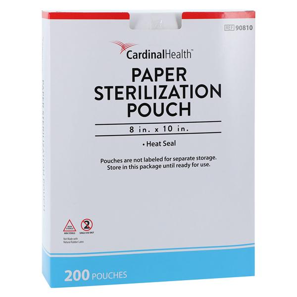 Sterilization Pouch Heat Seal 8 in x 10 in 200/Pk