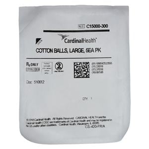 Cotton Ball Sterile Large 100/Ca