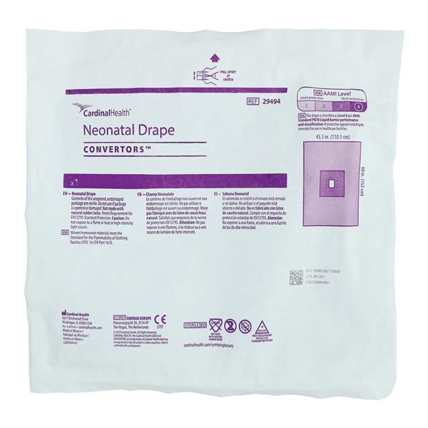 Convertors Tiburon 44x60" Sterile Surgical Drape 3x4" Fenestrated