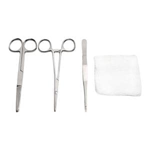 Suture Removal Kit Scissors Operating 5-1/2" Straight Sharp/Blunt