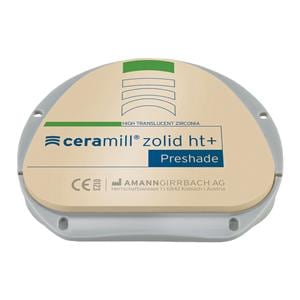 Ceramill Zolid HT+ Zirconia Disc A1 71x20 Ea