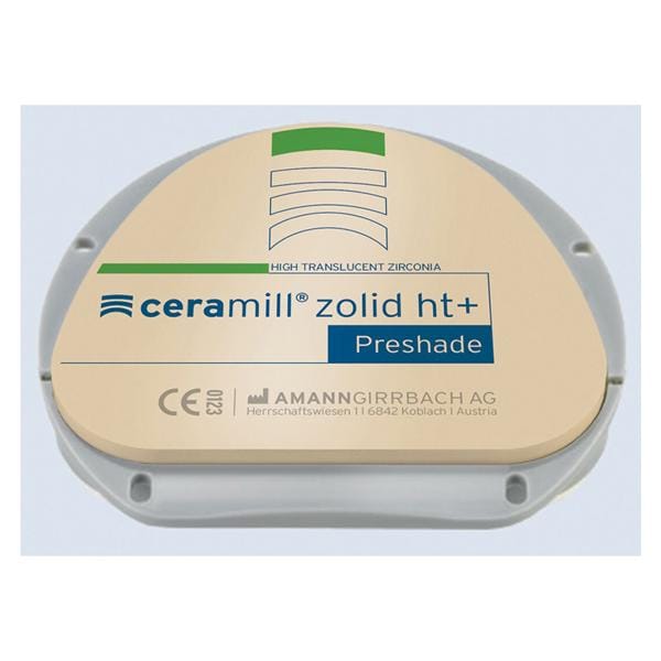 Ceramill Zolid HT+ Zirconia Disc C3 71x20 Ea