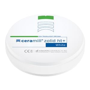 Ceramill Zolid HT+ Zirconia Disc White 71x20 Ea