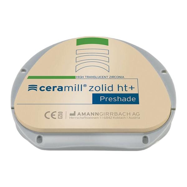 Ceramill Zolid HT+ Zirconia Disc C3 71x14 Ea