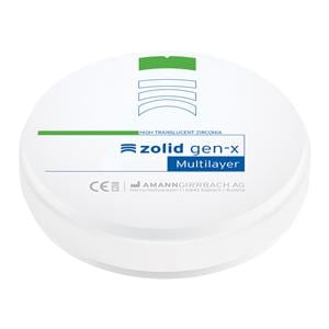 Zolid Gen-X Zirconia Disc B4 98x12 Ea