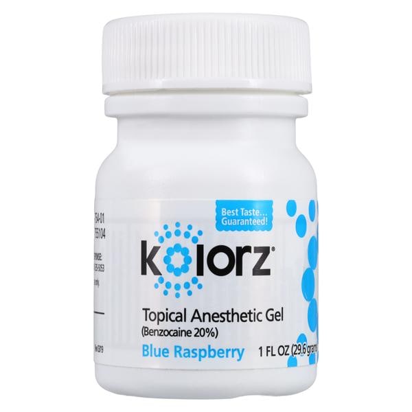 Kolorz Topical Anesthetic Gel Raspberry 1 Oz/Jr