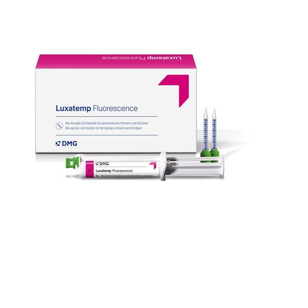 Luxatemp Fluorescense Smartmix Temporary Material 15 Gm Shade A2 Syringe Package