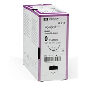 Polysorb Suture 6-0 12" Polyester Braid SS-29/SS-29 Violet 12/Ca