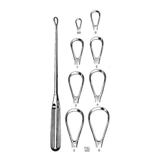 Curette Uterine Sims Size 6 Each