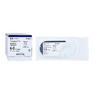 Surgipro II Suture 6-0 18" Polypropylene Monofilament P-10 Blue 12/Ca