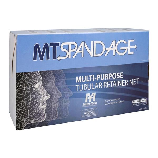 MT Spandage Dressing Bandage Elastic Net 8"x25yd White Sterile Ea