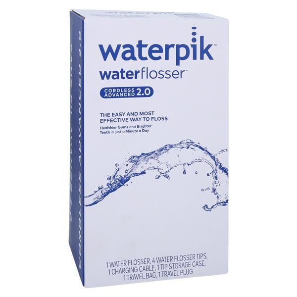 Waterpik Advanced 2.0 Irrigation Water Flosser Pearly White Cordless Ea