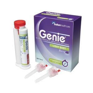 Genie Impression Material Std St 50 mL Light Body Berry Cartridge Package 2/Pk