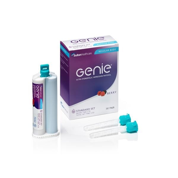 Genie Impression Material Std St 50 mL Regular Body Berry Cartridge Package 2/Pk