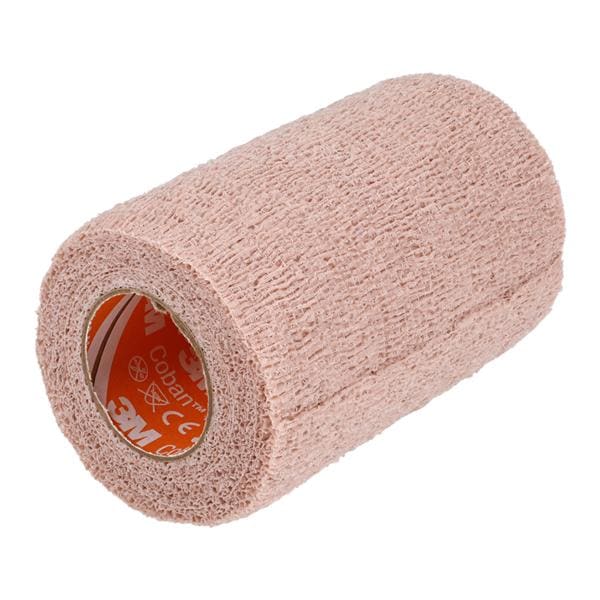 Coban Wrap Bandage Elastic 4"x5yd Tan Non-Sterile 18/CA