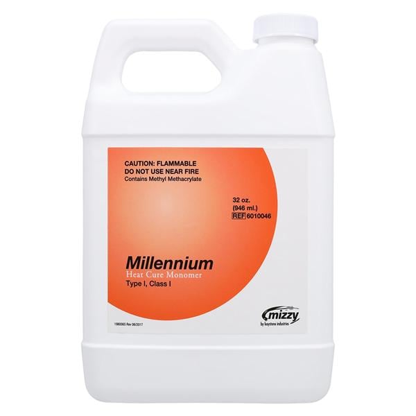 Millennium Denture Resin Heat Cure Liquid 1Qt/Bt