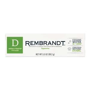 Rembrandt Deeply White Anticavity Toothpaste 3.5 oz Peppermint 3.5oz/Tb