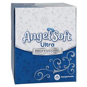 Angel Soft Ultra Facial Tissue White 2 Ply 10/Ca