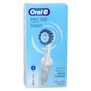 Oral-B Pro 300 Vitality Sensitive Rechargeable Electric  Toothbrush Ea, 3 EA/CA