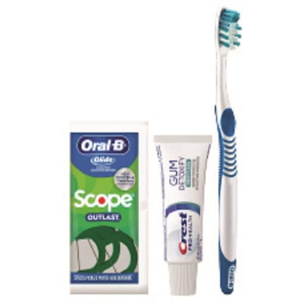 Crest Oral-B Daily Clean Toothbrush Bundle Bundle with Flossers 72/Ca