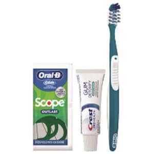 Crest Oral-B Toothbrush Bundle Bundle with Flossers 72/Ca