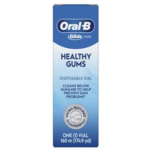 Oral-B Glide Healthy Gums Unwaxed Teflon Floss 160 Meters Ea