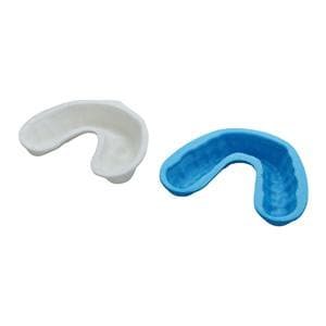Oral-B Centrays Single Arch Fluoride Trays Foam Lg w/o Hndl White / Blue 100/Bg