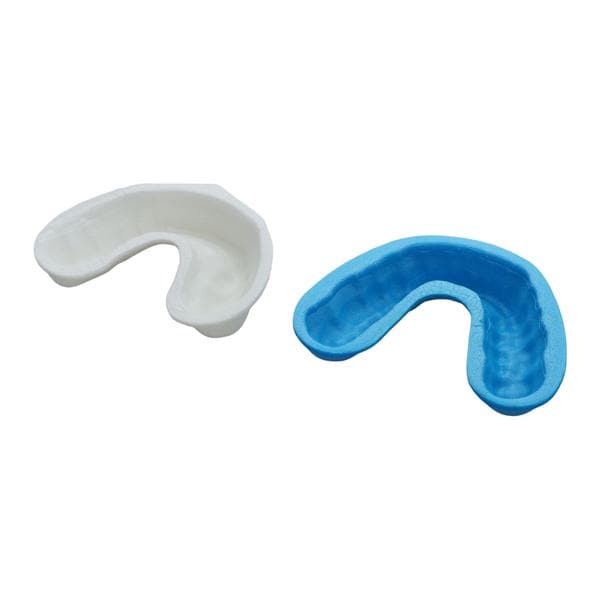 Oral-B Centrays Single Arch Fluoride Trays Foam Lg w/o Hndl White / Blue 100/Bg