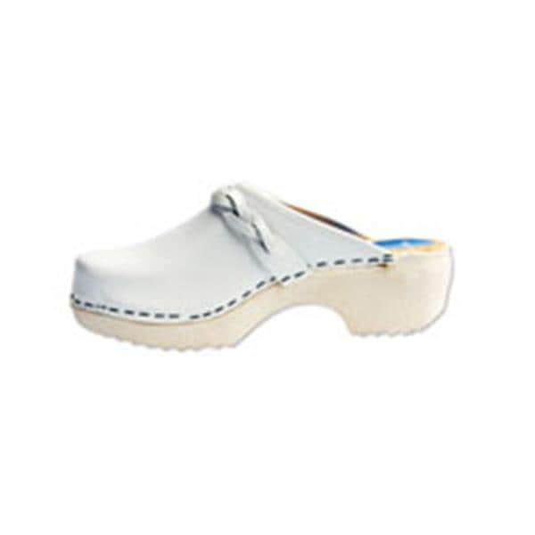 Open Back Clog White Womens Ea